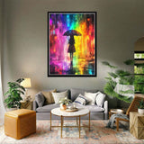 VAIIEYO 5D DIY Diamond Art Kits for Adults Umbrella, Diamond Painting Woman, Diamond Art Full Drill Round Rhinestone Craft Canvas for Home Wall Decor Gift 12x16 inch-10 VAIIEYO