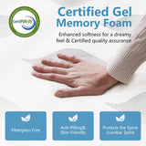 California King Mattress, 10 Inch Gel Memory Foam Cal King Mattress, Removable Washable Cover, Mattresses in a Box, Medium Firm Pressure Relief & Upgraded Support, Motion Isolation, CertiPUR-US Pamag pieeoo