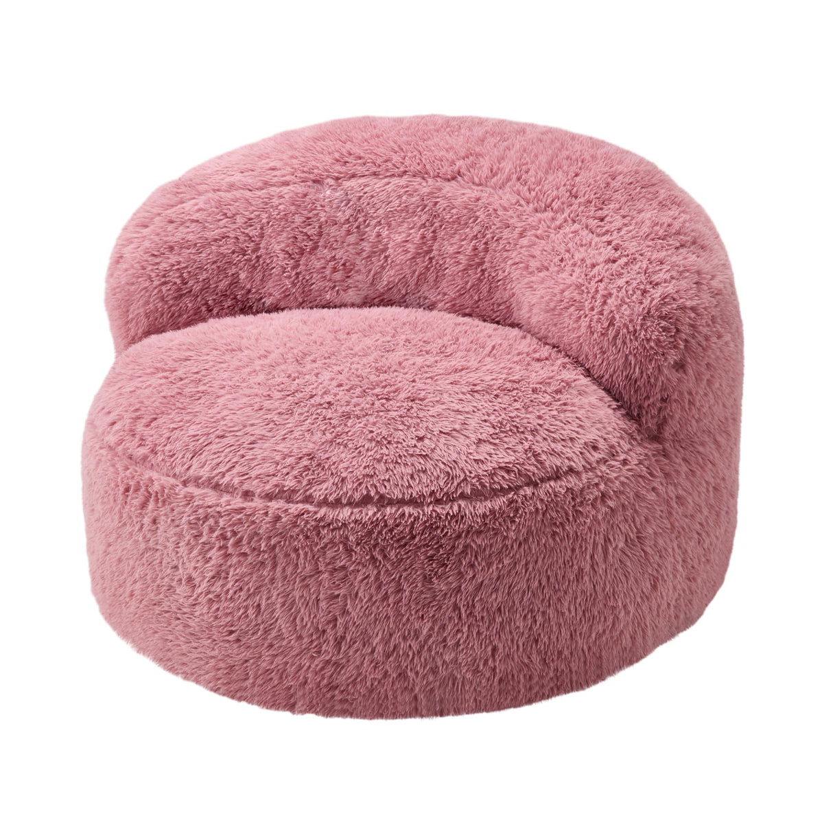 Hobestluk Bean Bag Chair Big Bean Bag Chairs for Adults Giant Adult Bean Bag Chair with Foam Filler Large Beanbags with Stuffed Back Lazy Sofa, Pink -Standard Hobestluk