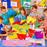 500 Sheets Construction Paper Bulk School Supplies 9 x 12 Inches Art Lightweight Classic Paper Craft for Kids Adults Holiday Drawing Henoyso