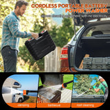 Lemolify 6000mAh Battery Pressure Washer, Electric Power Washer Cordless, Portable Car Pressure Washer Handheld with 6-in-1 Nozzle,17FT Drain Hose, Power Cleaner for Patio Floor Fence Deck,2 Battery Lemolifys