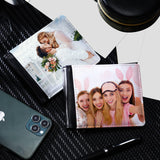 Sanwuta 8 Pieces Sublimation Wallets Blanks for Men Valentines Gifts Employee Appreciation Thank You Gifts Wallets Heat Transfer Sublimation Wallet Bulk for Father's Day Office Travel Supplies Sanwuta