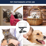 ACIDBOLT 50 Inch Electric Dog Grooming Table, Heavy Duty Height Adjustable Collapsible Extra Large Pet Grooming Table with Overhead Arms, Two Nooses & Anti Slip Tabletop, Black ACIDBOLT