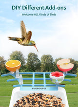 Osoeri Smart Bird Feeder with Camera, 1080P HD AI Identify Wild Bird Watching Camera, Auto Capture Bird Videos & Motion Detection, DIY Add-ons & Osoeri