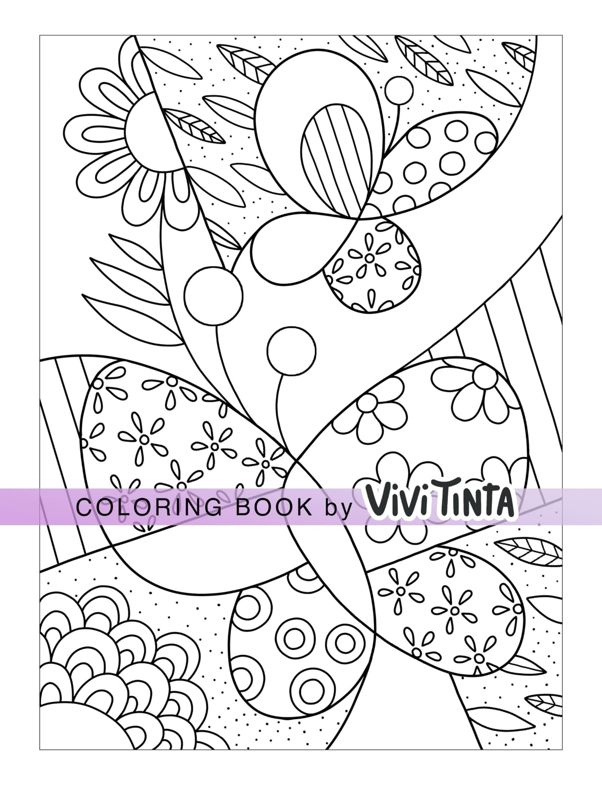 Relaxing: Coloring Book for Adults with Creative Stress Relief Designs, Featuring Animals, Flowers, Plants, Landscapes, and More Vivi Tinta