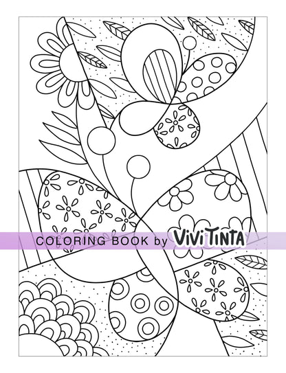 Relaxing: Coloring Book for Adults with Creative Stress Relief Designs, Featuring Animals, Flowers, Plants, Landscapes, and More