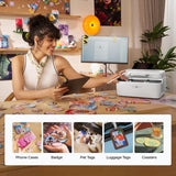 HTVRONT Phone Case Heat Press Machine- Vacuum Heat Press Machine for Phone Cases- Sublimation Press for Custom Phone Case, Badges, Coasters, Includes Film & Fixture (Compatible with iPhone & Android) HTVRONT