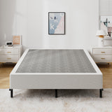 Snaye King Box Spring Bed Base 9 Inch, 3000lbs Heavy Duty Metal Mattress Foundation with Fabric Cover, Tool-Free Easy Assembly, Noise Free Snaye