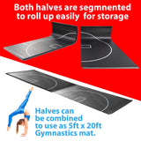 Gold Medal Sports 10' x 10' Wrestling Mat, Jiu Jitsu BJJ Mats, Wrestling Mats, Martial Arts Thick Mats for Home, Judo Tatami Wrestling Mat, Flexi Roll dzotmyn