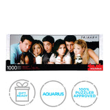 AQUARIUS Friends Puzzle (Slim 1000 Piece Jigsaw Puzzle) - Glare Free - Precision Fit - Officially Licensed Merchandise & Collectibles - 12 x 36 Inches AQUARIUS
