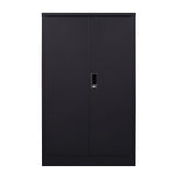 Metal Storage Cabinet With Locking Doors And Adjustable Shelf, Folding Filing Storage Cabinet, Folding Storage Locker Cabinet For Home Office, School, Garage