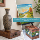 CrafTreat Gloss Varnish - Clear Acrylic Varnish for Oil Painting, Canvas, Wood - 120 ml CrafTreat