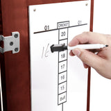 Centerpoint Bristle Dartboard and Solid Wood Cabinet - Dark Cherry Finish Hathaway