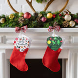 Sublimation Blanks Ceramic Ornament Christmas Tree Decor Heart Ornament DIY Unfinished Ceramic Christmas Hanging Ornaments 10pcs HooAMI