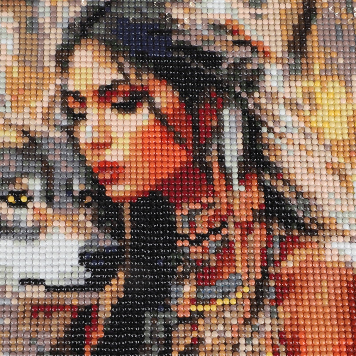 CEOVR American Native Indian Woman Diamond Art Kits for Adults, Wolf Diamond Painting Dots DIY DIY Gem Art, Adult Crafts Kits Wall Decor for Home Office 12x16in CEOVR