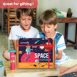 jackinthebox Space Science 6-in-1 Craft Kit Gift for Child Ages 6-10, Solar System Science Kit for Child, Space Toys for Child, Easy DIY STEM Toy for Boys and Girls Ages 6 7 8 9 10 jackinthebox