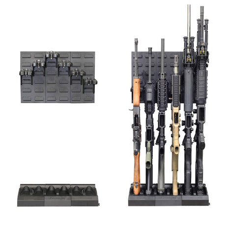 SecureIt Gun Storage Gun Safe Kit: Retrofit 6 - Safely Organize Your Guns with This Easy to Use Modular System, Protect Your Guns Investment from Scratches. … SecureIt