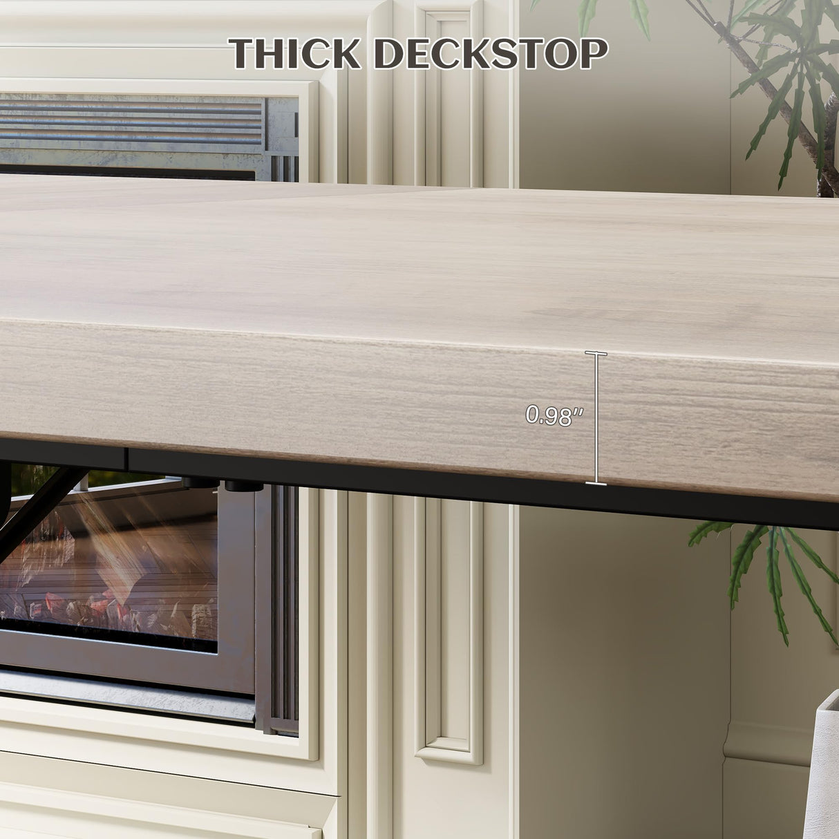 IDEALHOUSE Dining Table, Rectangular Wooden Kitchen Table for 6 70.87”, Vintage Design, Industrial Farmhouse Kitchen Sets for Dining Room, Home Office, Living Room, Easy Assembly, Gray IDEALHOUSE