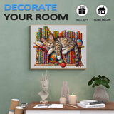 Wooden Puzzles for Adults, Cat Puzzles with Unique Animal Shapes, Wooden Jigsaw Puzzles with Wood Puzzle Box, Birthday Gifts for Women Men, Wood Adult Puzzles (L-13.4 * 10.8in 280pcs) NABYSHOP