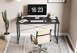 CubiCubi Computer Desk, 32 inch Small Home Office Desk for Small Spaces, Modern Simple Style for Home, Office, Study, Writing, Dark Black CubiCubi