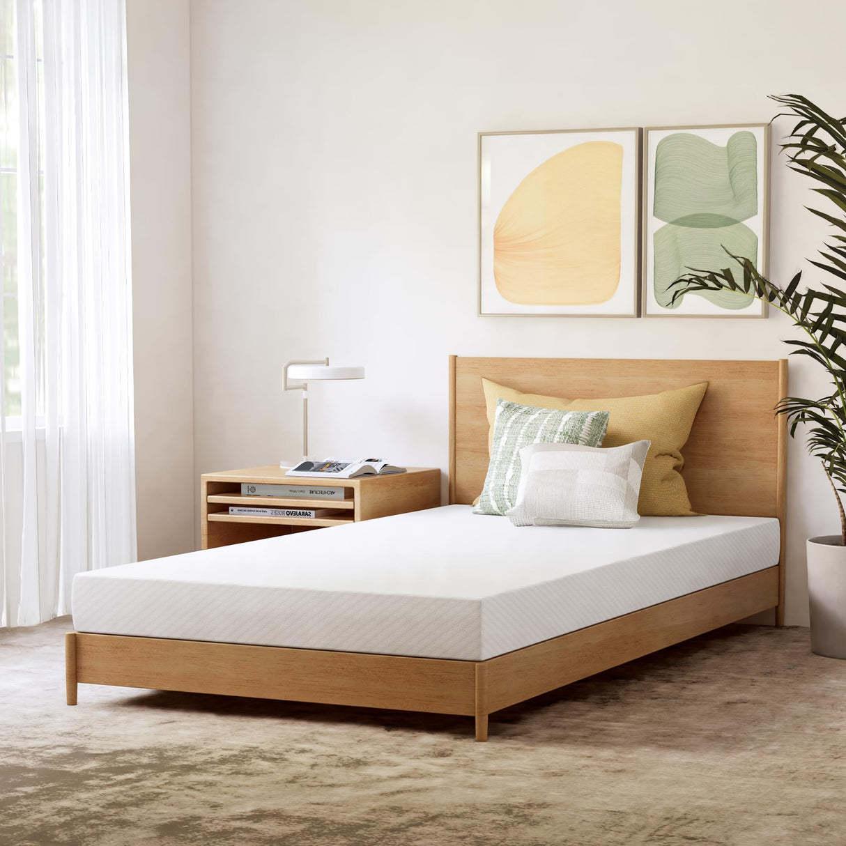 GAESTE 5 Inch Twin Cooling Gel Memory Foam Mattress Medium Firm Pressure Relief CertiPUR-US Certified Mattress in a Box Comfortable and Supportive No Fiberglass (Twin, 5 in) GAESTE