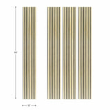 Wood Panels for Wall - Oak Acoustic Wall Panels - 4PK Wall Wood Panels - 94.49” x 12 - Soundproof Wood Wall Panels for Decor - Acoustic Slat Wood Wall Panels for Interior Decoration of Walls ZETY HOME