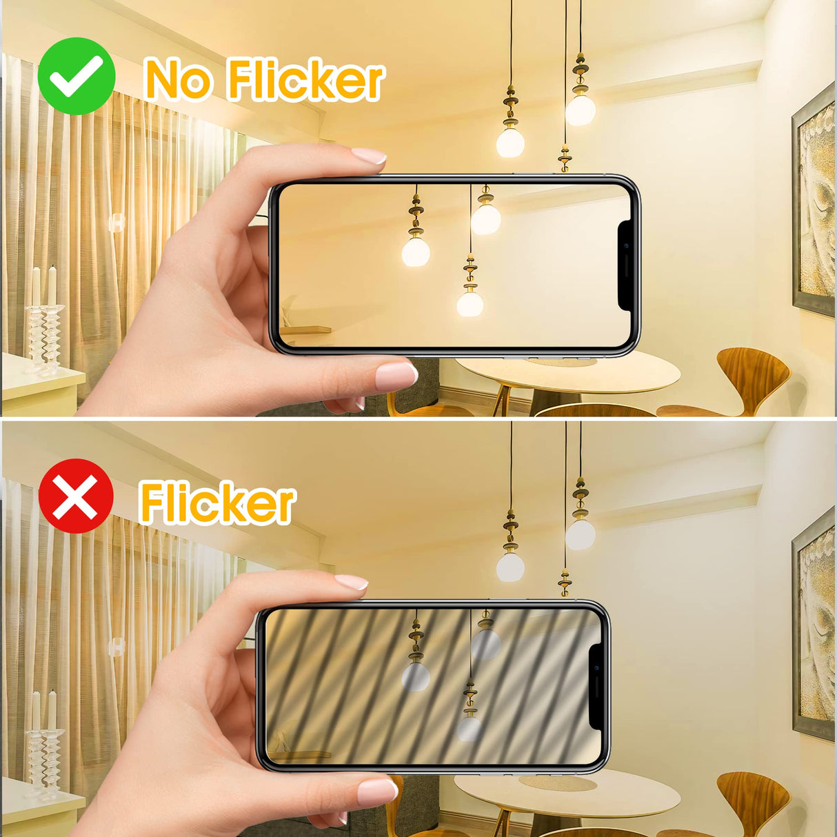 G25 LED Vanity Globe Light Bulb, 60W Equivalent Incandescent Bulbs for Vanity Bathroom Mirror Light Bulb, 3000K Soft White E26 Base Makeup Mirror Lights, Not-Dimmable Christmas Decor Lighting, 4 Pack EvaStary