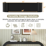 Modern Minimalist Console Table,Elegant and Versatile Design,Perfect for Living Room, Hallway, and Bedroom,Sturdy and Stable Frame,Black JIJIWANG