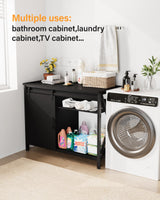 Aquarium Stand for 40-75 Gallon Fish Tank: Tank Stand Table with Power Outlet for Aquarium kit - Metal Fish Stand Cabinet with Storage for 40-75 Gallon Reptile Turtle Terrarium (Black, 40-50 Gallon) FILKO