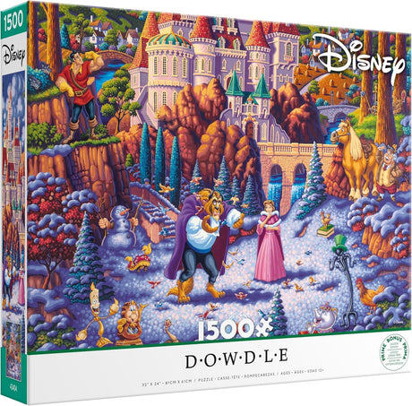 Ceaco - Disney - Dowdle - Beauty & The Beast Finding Love - 1500 Piece Jigsaw Puzzle Ceaco