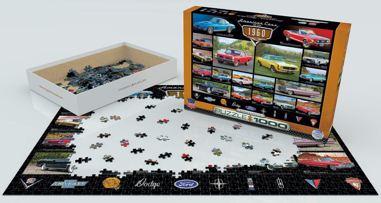 EuroGraphics 1960's Cruisin' Classics Jigsaw Puzzle (1000-Piece) EuroGraphics