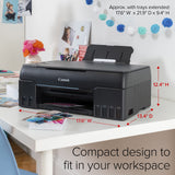 Canon PIXMA G620 Wireless MegaTank Photo All-in-One Printer [Print, Copy, Scan], Black,Works with Alexa Canon