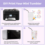 JUSONEY 3oz Mini Tumbler Shot Glass with Straw and Lid,Sublimation Shot Glasses Tumblers Stainless Steel Double Wall Vacuum Insulated Shot Glass for Party Wedding BarCocktail Coffee JUSONEY