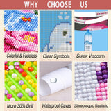 Liccyy 40 * 70CM 5D Diamond Art Painting Kits for Adults Teen Starters with Tools,DIY Full Crystal Drill Bead Art Paints by Numbers for Home Wall Decoration Gift,Phoenix Round Gems Liccyy