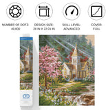 DIAMOND DOTZ Be Still Spring Diamond Painting Kits for Adults - Diamond Art Kits a Relaxing Creative Craft Kit with Dotz Gems 28x22 DIAMOND DOTZ