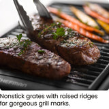 Chefman Electric Smokeless Indoor Grill w/ Non-Stick Cooking Surface & Adjustable Temperature Knob from Warm to Sear for Customized BBQing, Dishwasher Safe Removable Water Tray, Black Chefman