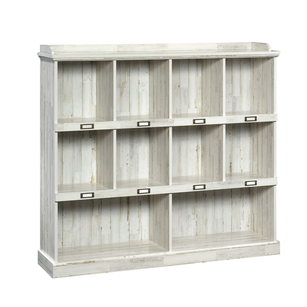 Sauder Barrister Lane Bookcase/ Book shelf, White Plank finish Sauder