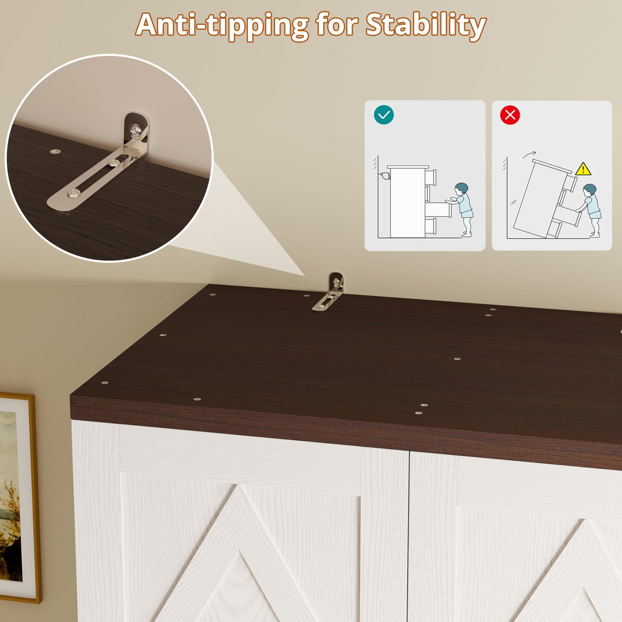 ModernMate Armoire Wardrobe Closet, 72" Tall Wood Cabinets with 4 Doors, Clothing Storage Closet Wardrobe with Adjustable Shelves, Hanging Rod, White Cabinet for Dressing Bedroom Living-Room ModernMate