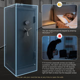 XPEDITION 24 Gun Fireproof Safe for Rifles and Pistols,Gun Cabinet with Keypad/Key Access, Fire and Water Safe with Combination Lock,Gun Safes for Rifles and Shotguns (24 gun safe) XPEDITION