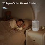 LEVOIT Top Fill Humidifiers for Bedroom, 2.5L Tank for Large Room, Easy to Fill & Clean, 28dB Quiet Cool Mist Air Humidifier for Home Baby Nursery & Plants, Auto Shut-off and BPA-Free for Safety, 25H LEVOIT