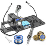 The Original X-Tronic 3020-XTS • 75W Soldering Iron Station • LED • 2 Helping Hands • Roll of Solder • Brass Sponge w/Cleaning Flux • Wet Sponge • °C/°F Conversion Switch • 10 Minute Sleep Feature! X-TRONIC