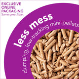 ökocat Less Mess Natural Wood Clumping Cat Litter Mini-Pellets, Great for Long-Hair Breeds, 18.6 lbs, Large ÖKOCAT