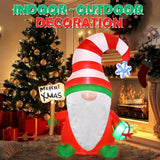 PAETAE Christmas Inflatables Gnome, 4FT Blow Up Christmas Gnome Outdoor Decorations, Inflatable Yard Decoration, Christmas Holiday Gnome Decor for Party, Home, Garden PAETAE