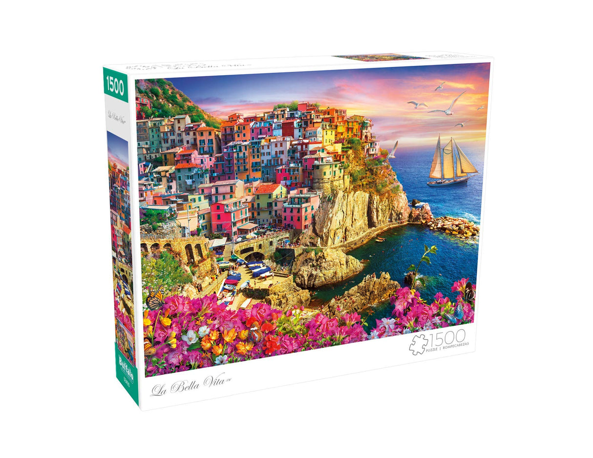 Buffalo Games - Eduard - La Bella Vita - 1500 Piece Jigsaw Puzzle for Adults -Challenging Puzzle Perfect for Game Nights - Finished Size is 38.50 x 26.50 Buffalo Games