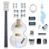 BexGears DIY Electric Violin Bass Guitar Kits SVL Style Electric Bass Guitar Kits Basswood Body Maple neck You Build The Guitar BexGears