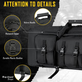 DULCE DOM 36 inch Double Rifle Case Soft Bag Gun Case, Perfect for Rifle Pistol Firearm Storage and Transportation, All Around Shooting Range Tactical Rifle Backpack, Indoor Outdoor DULCE DOM