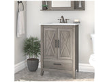Bush Furniture Key West 24W Bathroom Vanity with Sink in Driftwood Gray Bush Business Furniture