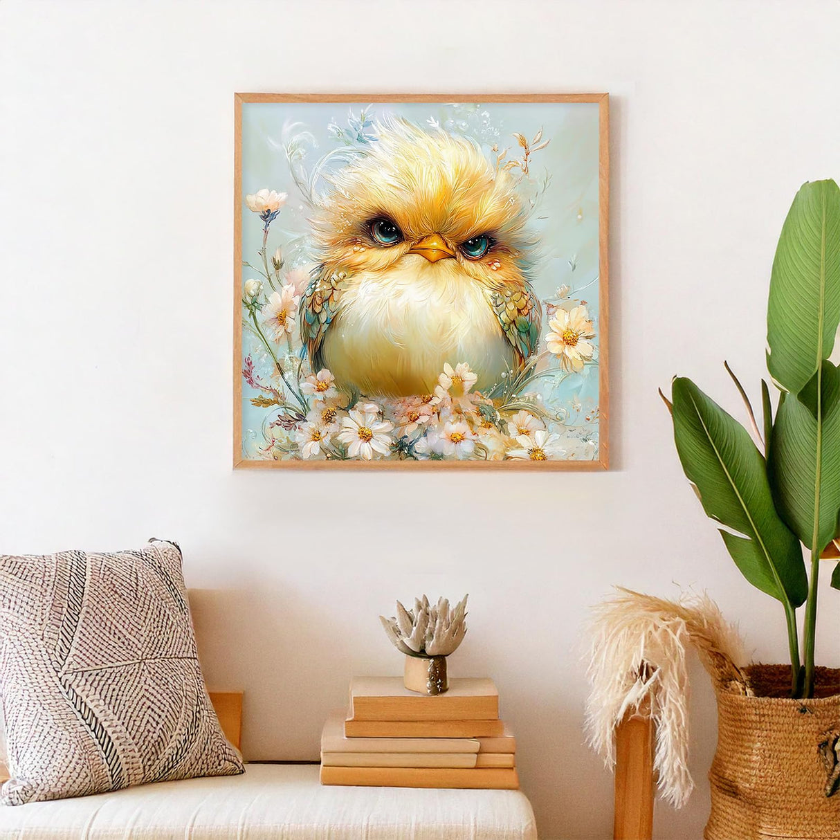 Possoco Diamond Art Kits for Adults Beginner, Birds 5D Diamond Painting Kits for Adults, DIY Round Full Drill Gem Art Painting and Crafts for Gift Home Wall Decor 14x14 Inch Possoco