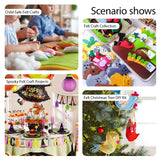 Jtnohx Soft Felt Sheets, Color Felt Fabric for Sewing, 7 Pcs 1mm 8"x12" Fabric Square for Craft DIY and Embroidery Projects (Black) Jtnohx