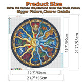 nerwawa 5D Diamond Painting Kits for Adults Full Drill The Twelve Constellations Embroidery Rhinestone Painting(21.65"x21.65"/55x55cm) Ariaden
